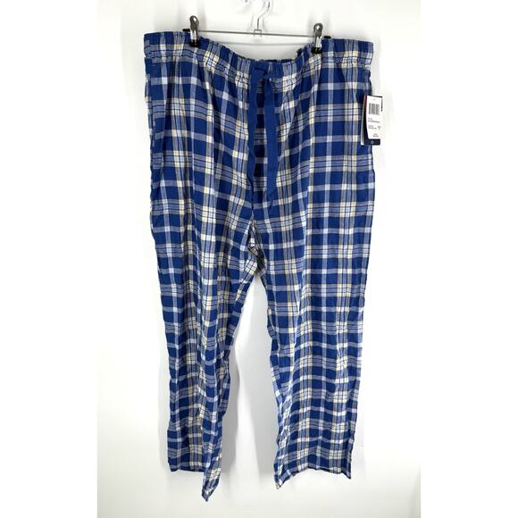 IZOD ADVANTAGE XL PAJAMA LOUNGE PANTS Sleepwear SOFT TOUCH Men’s XL Cotton Blue - Picture 1 of 9